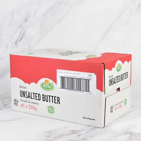 UNSALTED BUTTER - 1 CASE (40X250G)