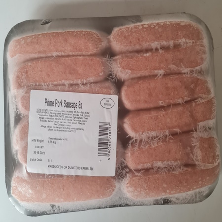 PRIME PORK SAUSAGE 1.3KG (FROZEN)