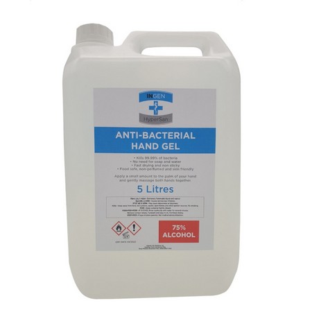 ANTIBACTERIAL HAND GEL - 5 LITRE